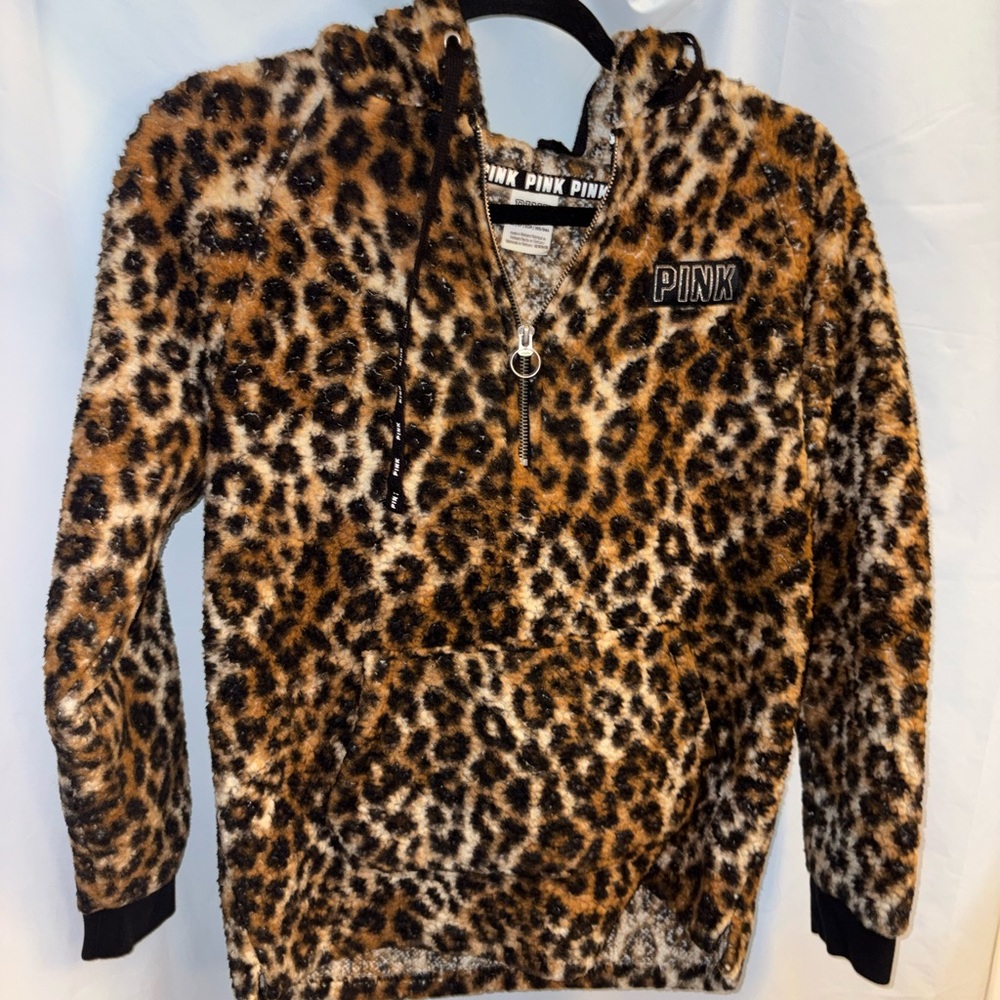 Victoria's Secret Pink Leopard Print Jacket